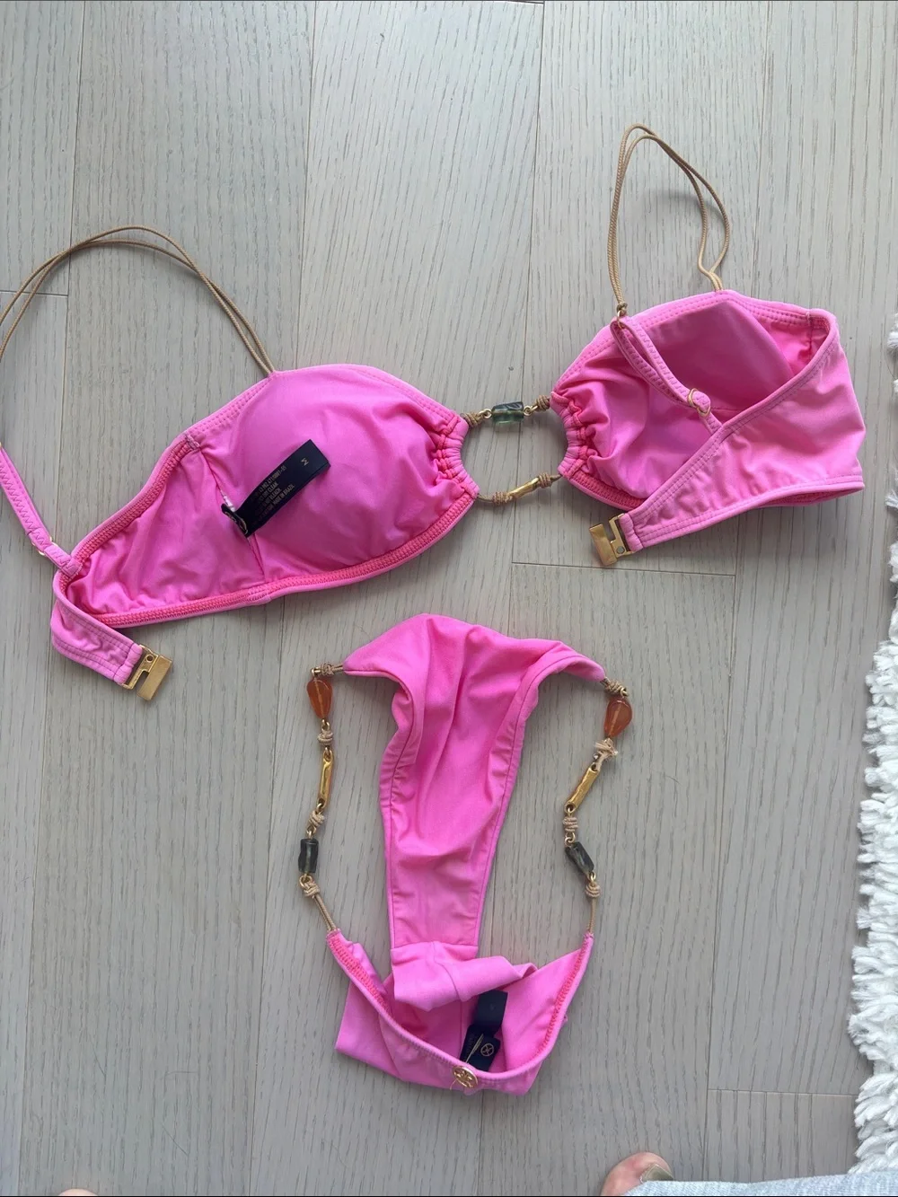 Pink bikini set